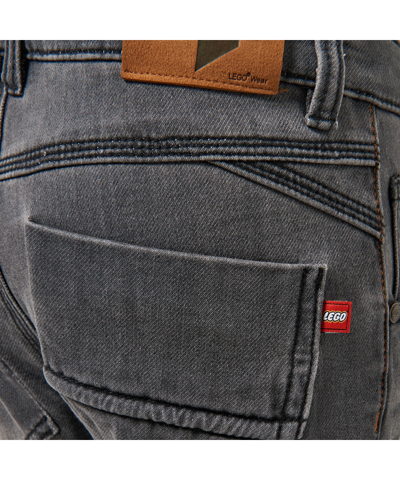 PILOU 701 - chlapecké džíny, šedé, 146