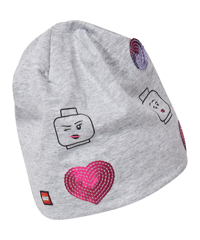 AGATA 211 - dívčí čepice, šedá, 56