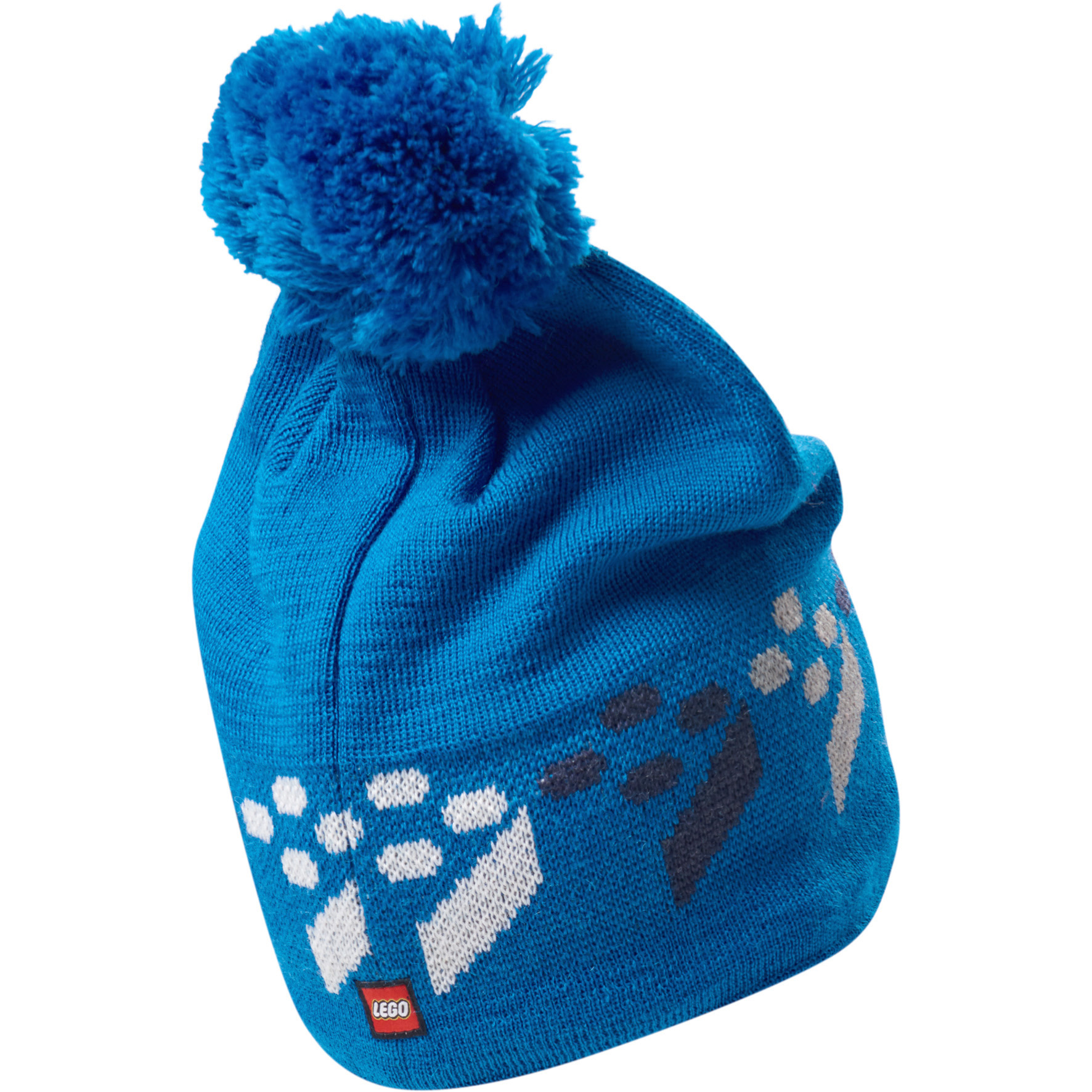 AYAN 780 - chlapecká čepice s bambulí, sv. modrá, 54