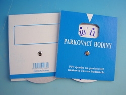 Hodiny parkovací 496 9x10 cm   