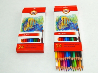 Pastelky 3718/24 akvarelové RYBY