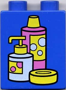 Duplo - potisk šampon a mýdlo, r.1994, D