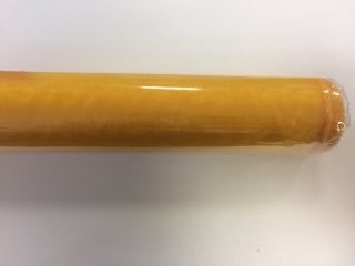 Organza 40 cm obšitá žlutá
