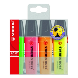 STABILO BOSS 4pcs wallet