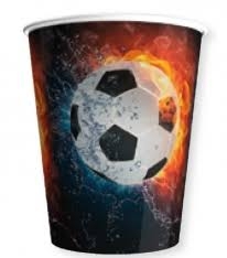 Football kelímek - 250 ml / 8 ks