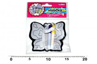 Visačka na vymalování - motýl