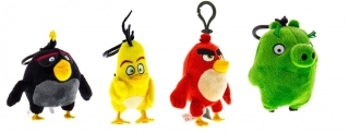 Angry Birds: 9 cm plyšová hračka s nylon přívěskem