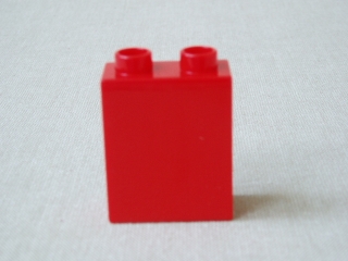 Duplo - kostička 1x2x2, červená, r. 1988, A