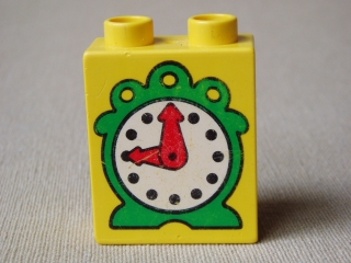 Duplo - potisk hodiny / budík, r.1982, C