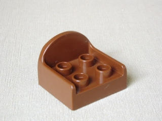 Duplo - křeslo tmavě hnědé, r. 1994, B