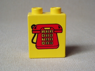 Duplo - potisk telefon, r.1986, C