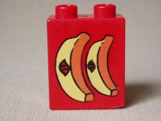 Duplo - potisk 2 banány, r.1980, C