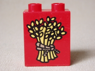 Duplo - potisk obilí, dva provazy, r. 1990, C