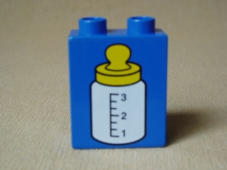 Duplo - potisk lahvička na modré, r.1994, C