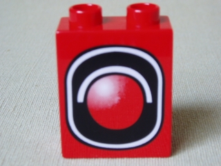 Duplo - potisk semafor jedno světlo (červený), r. 2005, C