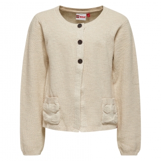 KATHY 301 - dívčí cardigan, smetanově bílý, 122