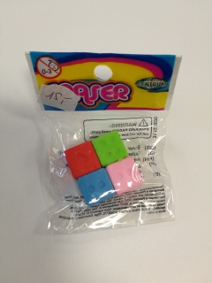 Guma Hrací kostky 4 ks