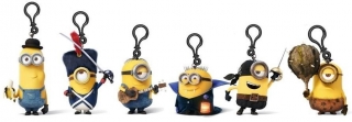 Minions: 3D plastové figurky 7cm s přívěskem