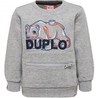 SOFUS 601 - chlapecká mikina Duplo, šedá, 104