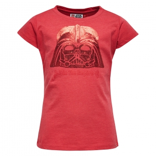 TALLYS 353 - dívčí triko Star Wars, červené, 140