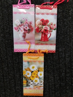 Taška dárková 10x21cm SM - červená