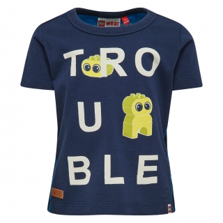 TEXAS 301 - triko s kr. rukávem Duplo, modré, 104