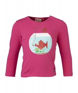 TINA 101 - triko s dl. rukávem Duplo, růžové