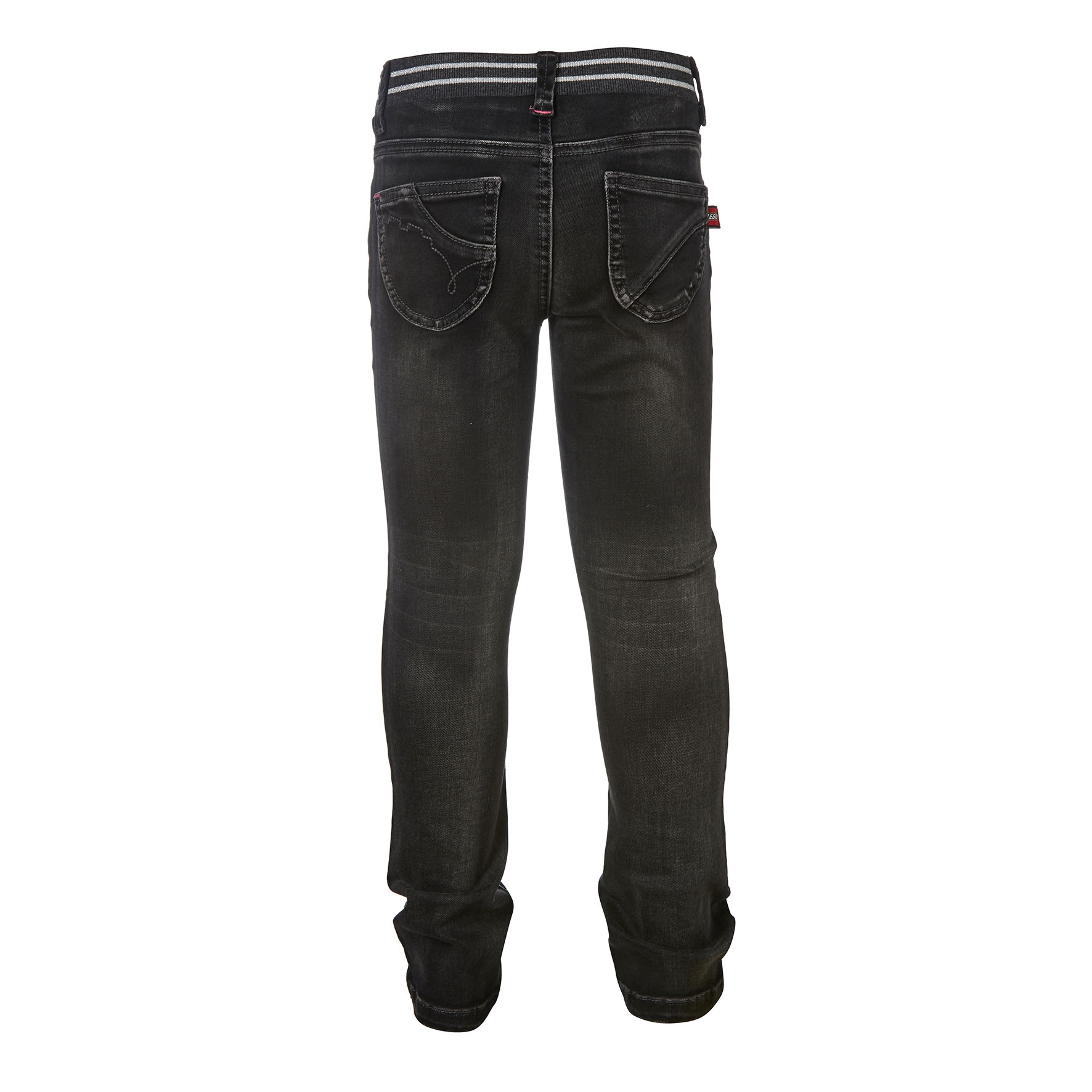 INVENT 104 - dívčí džíny (slim), černé 152