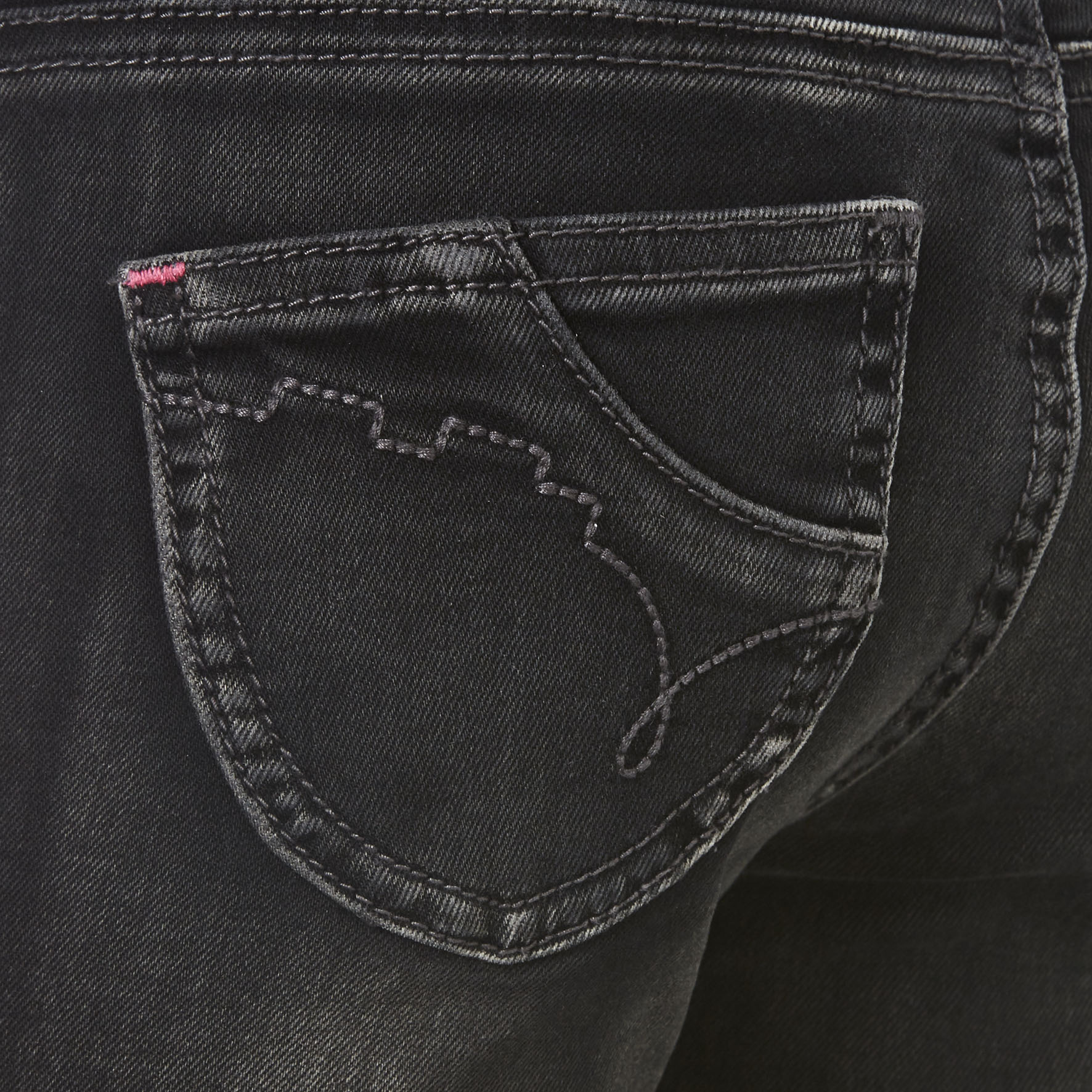 INVENT 104 - dívčí džíny (slim), černé 152