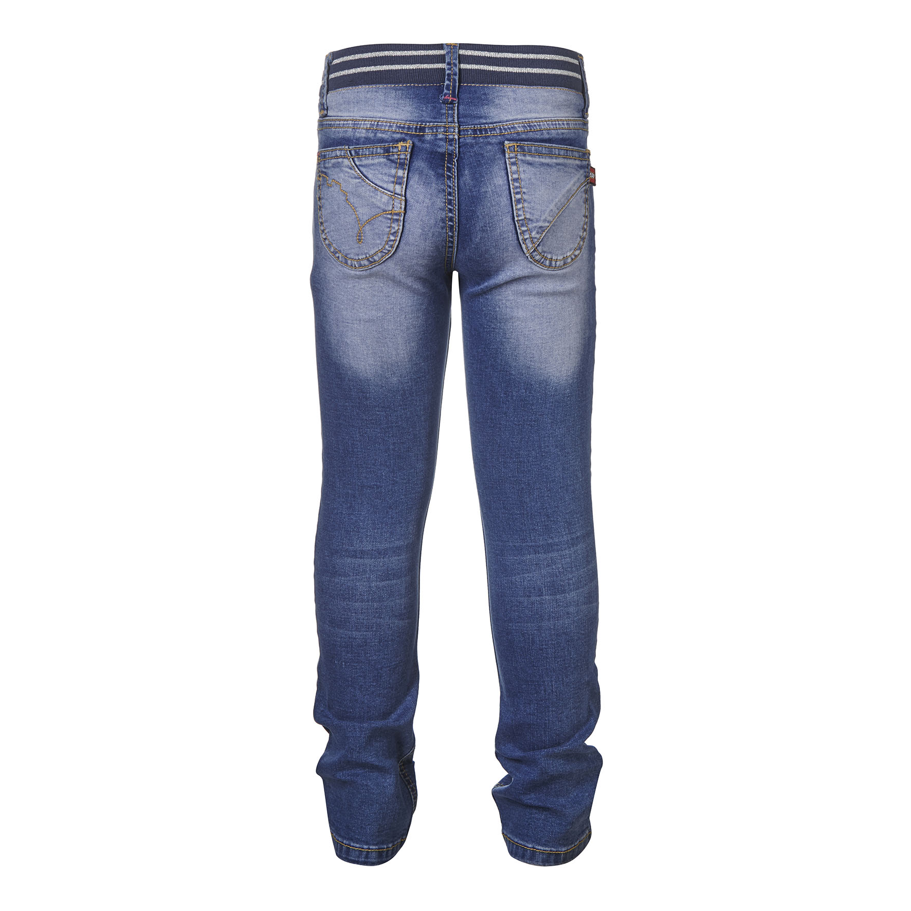 INVENT 105 - dívčí džíny (slim), modré, 140