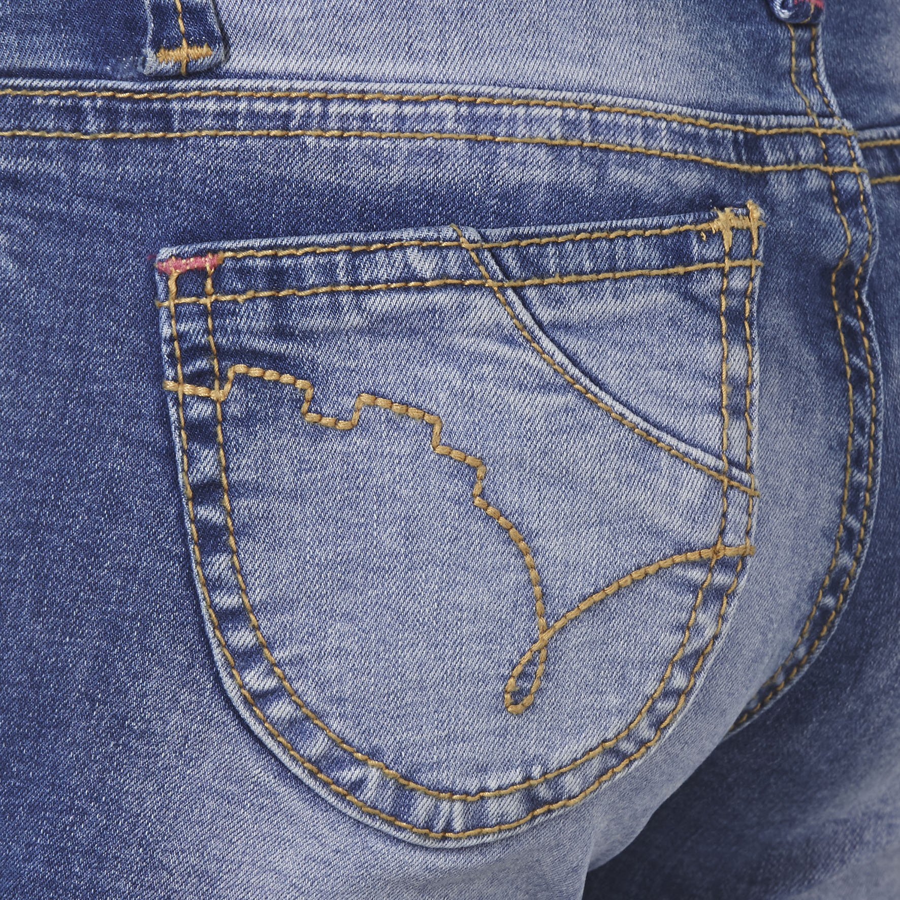 INVENT 105 - dívčí džíny (slim), modré, 140