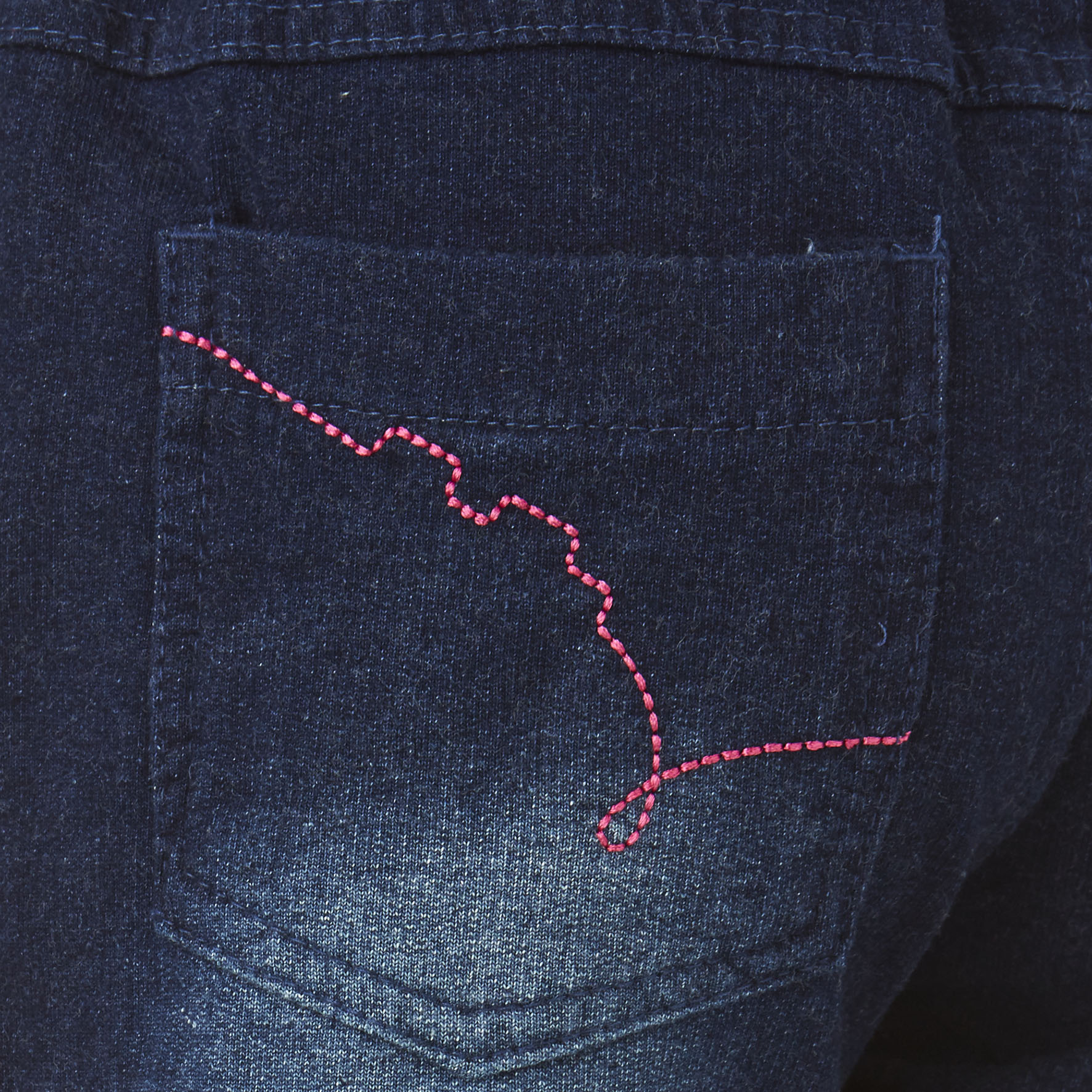 LEARN 501 - dívčí džíny s pružným pasem, tmavě modrá, 134