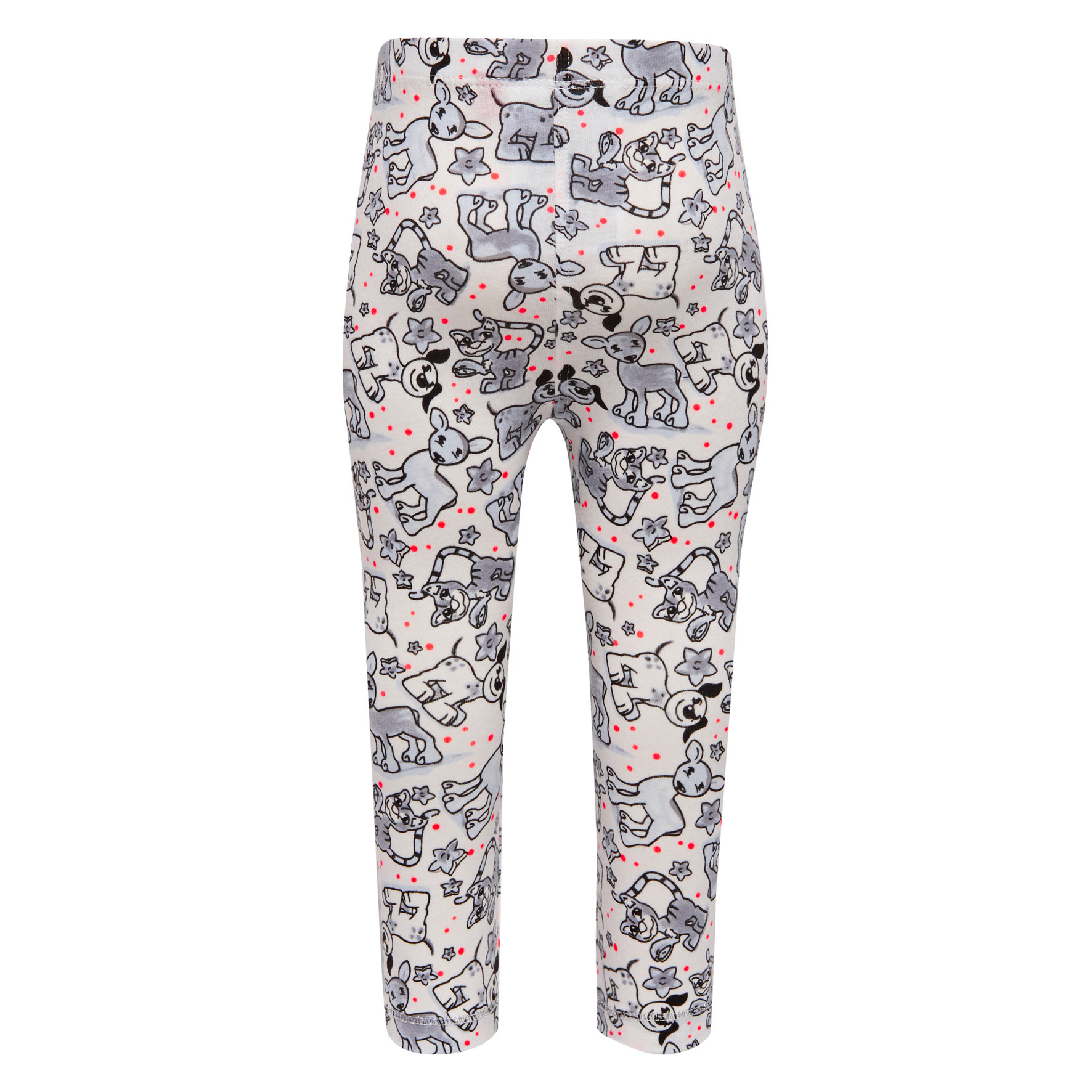 POPPY 101 - dívčí legíny Duplo, bílé, 86