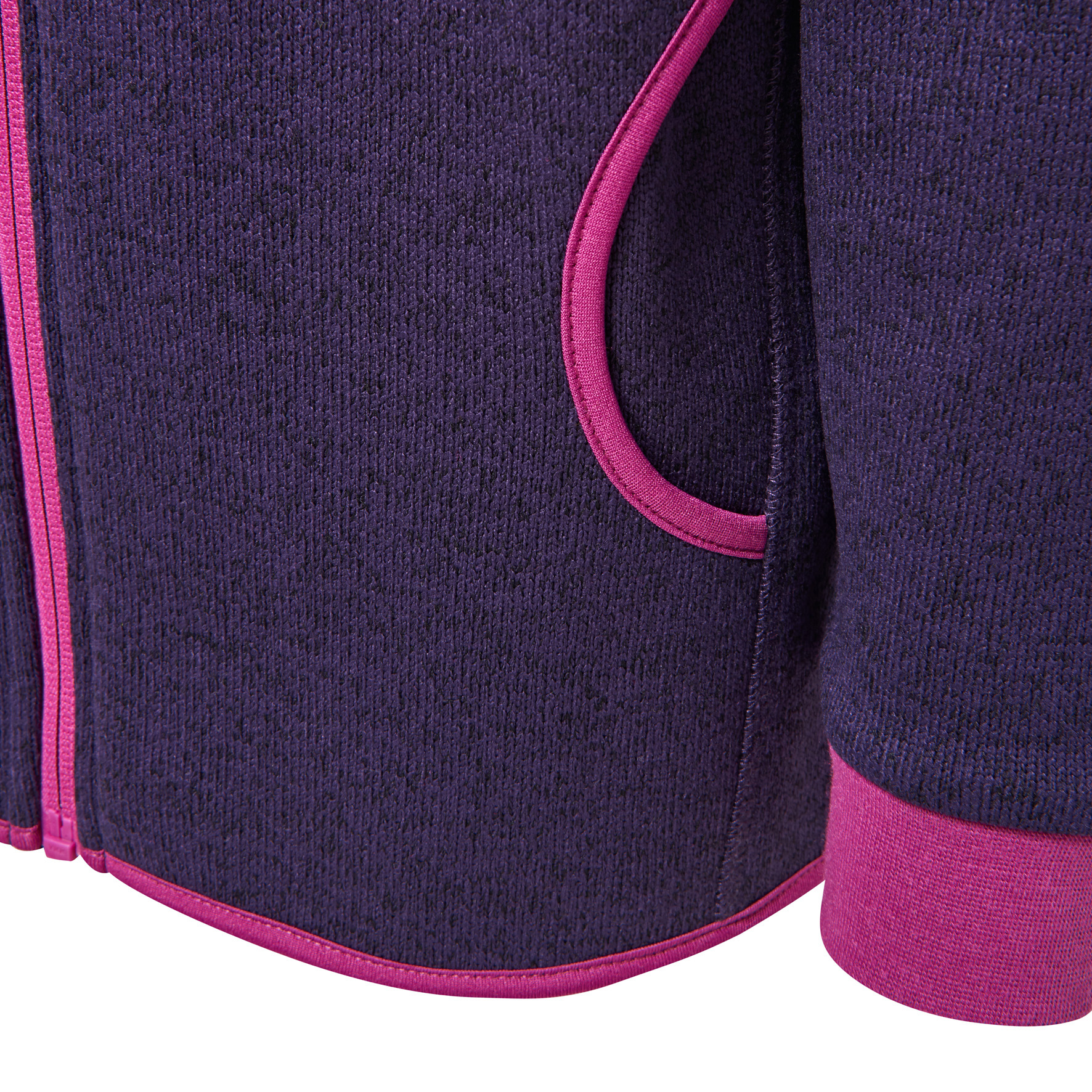 SAXTON 772 - dívčí cardigan, purpurový, 146