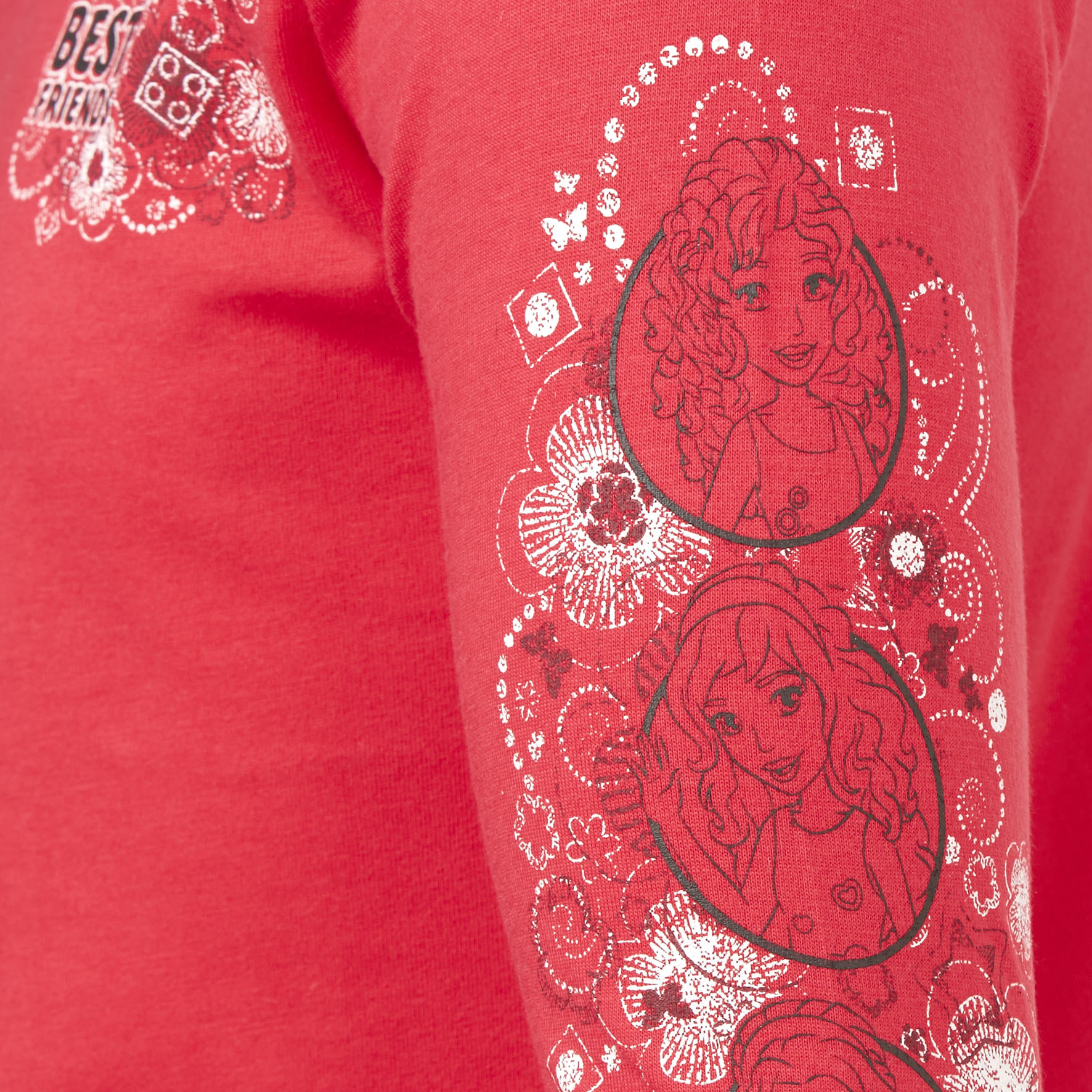 TAMARA 614 - triko s dl. rukávem Friends, malinová, 146