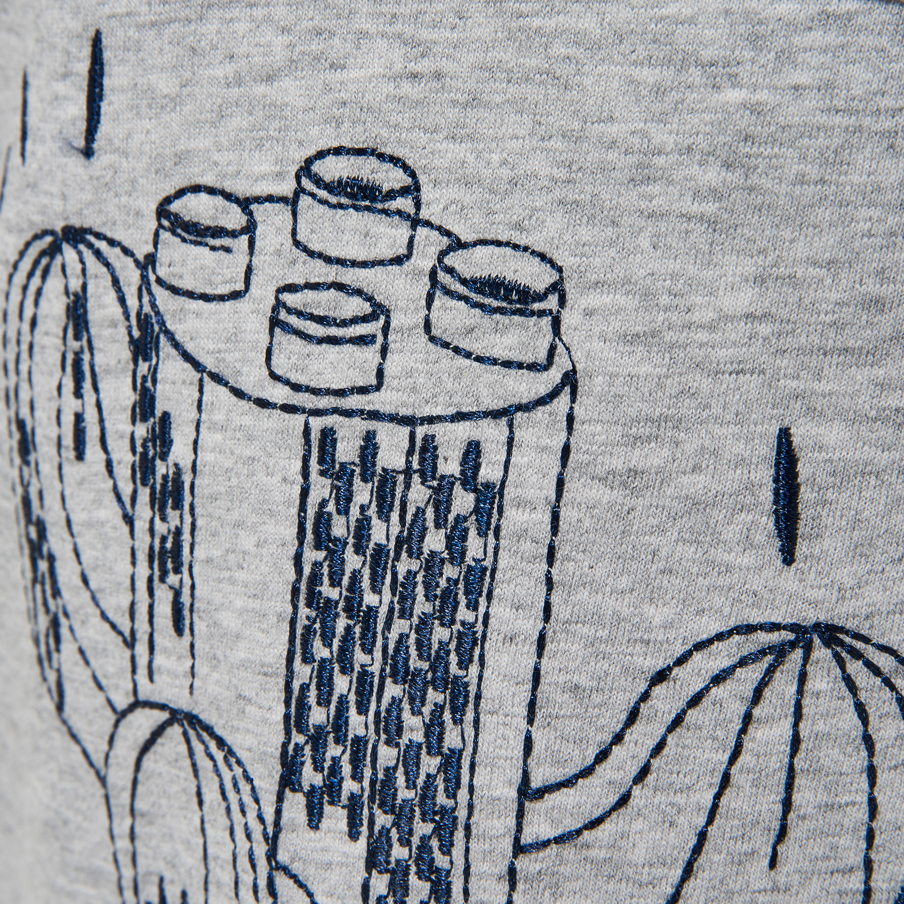 TEXAS 303 - triko s kr. rukávem Duplo, šedé, 92