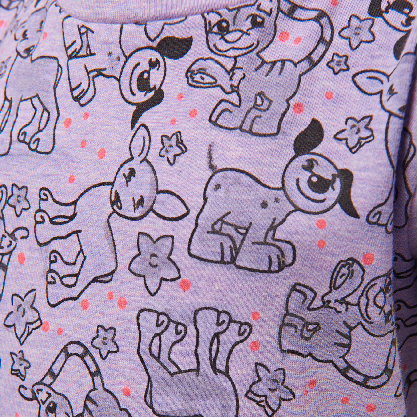 THEA 104 - triko s kr. rukávem Duplo, levandulové, 86