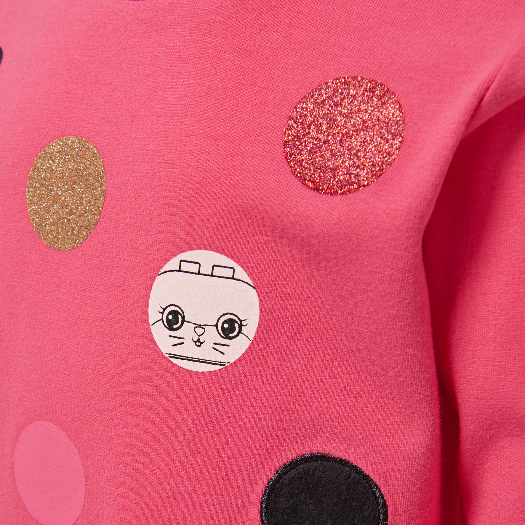 TIA 702 - triko s dl. rukávem Duplo, tmavě růžové, 80